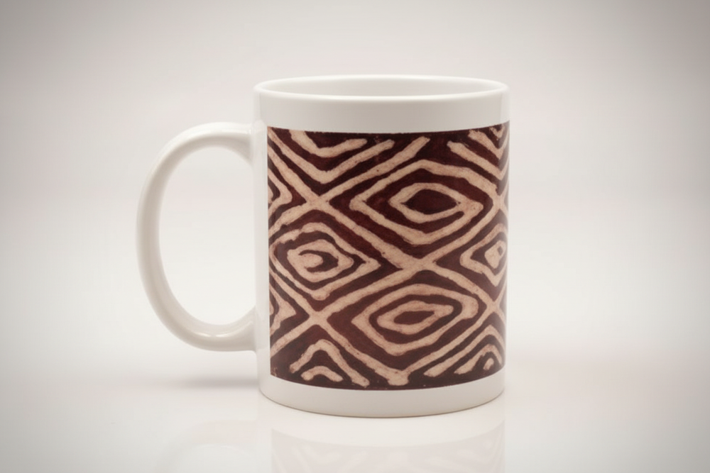 Mud Cloth, Black - Gradient