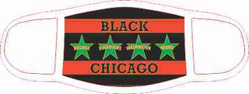 Black Chicago Flag