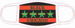 Black Chicago Flag