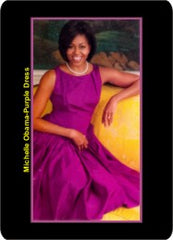 Michelle Obama, Purple Dress