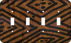 Mud Cloth Brown — African Print Light Switch & Outlet Covers