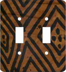 Mud Cloth Brown — African Print Light Switch & Outlet Covers
