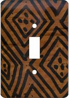 Mud Cloth Brown — African Print Light Switch & Outlet Covers