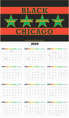 Black Chicago Flag