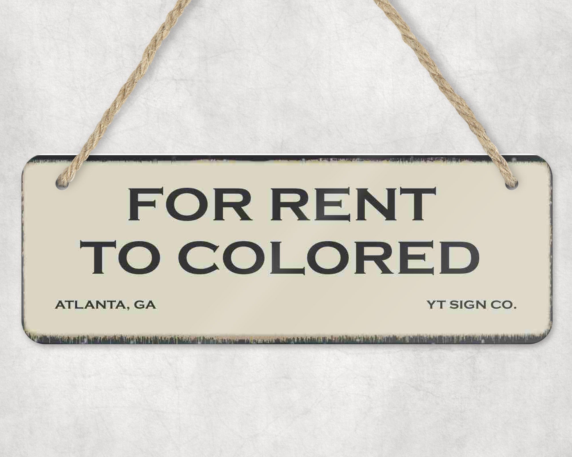 For Rent to Colored