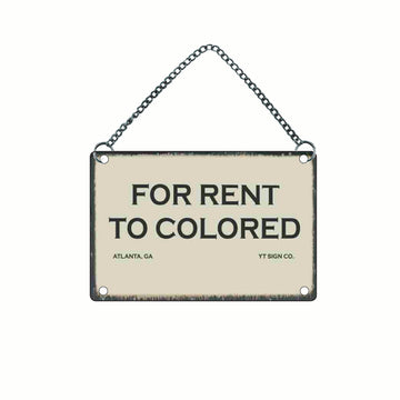 For Rent to Colored