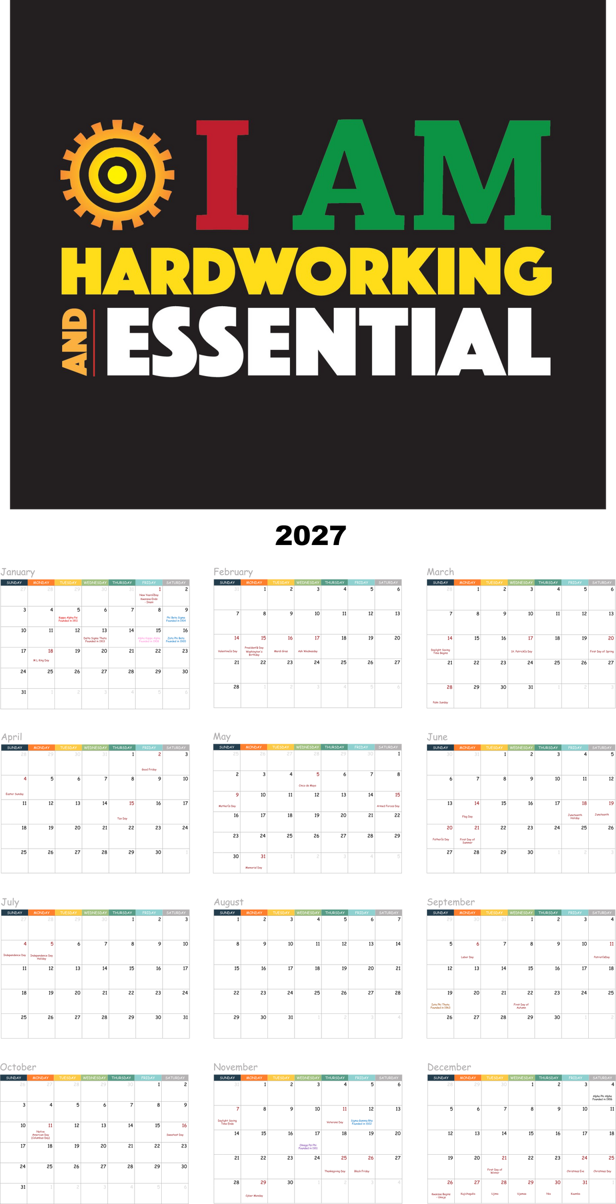 I AM Hard Working & Essential
