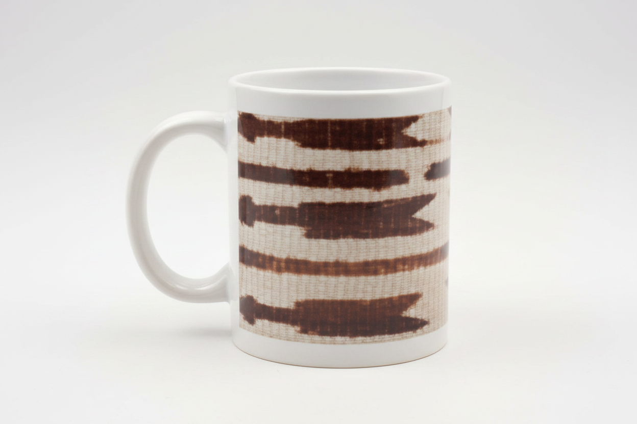 Mud Cloth White - Gradient