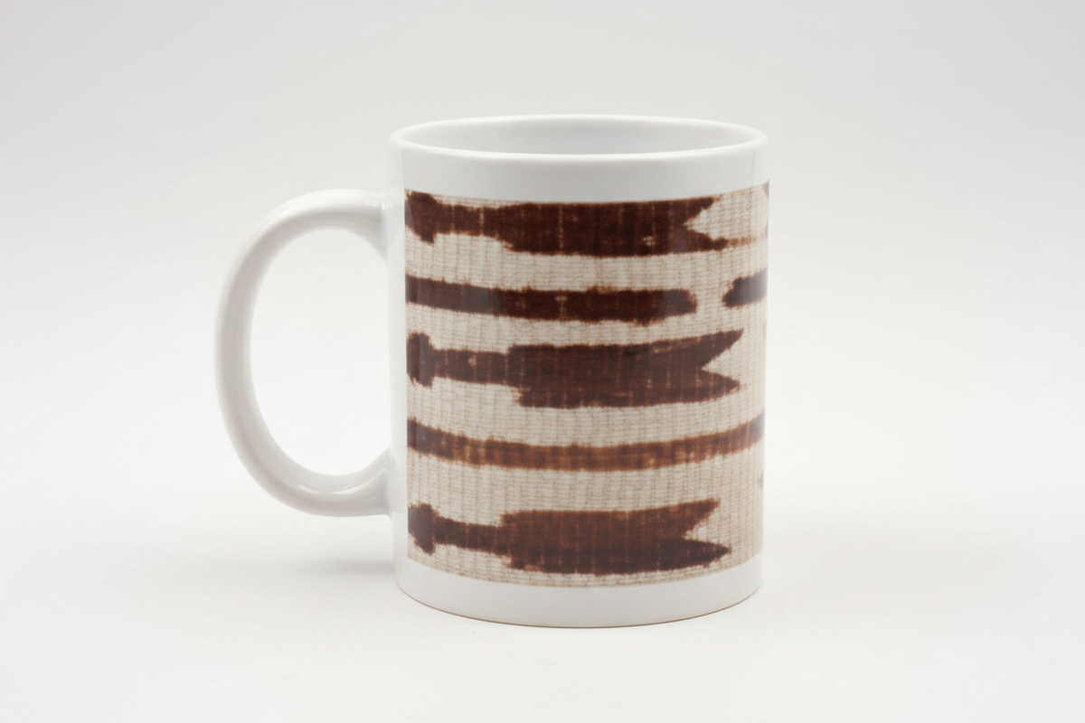 Mud Cloth White - Gradient