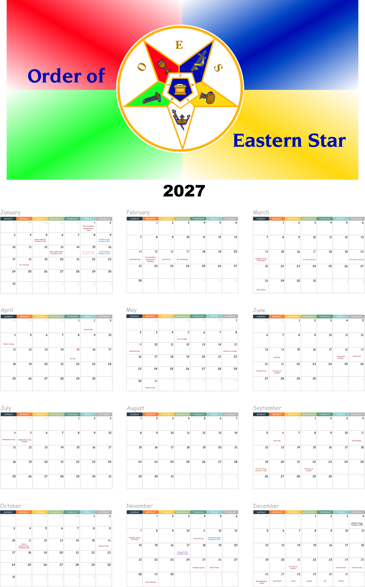 Order of the Eastern Star