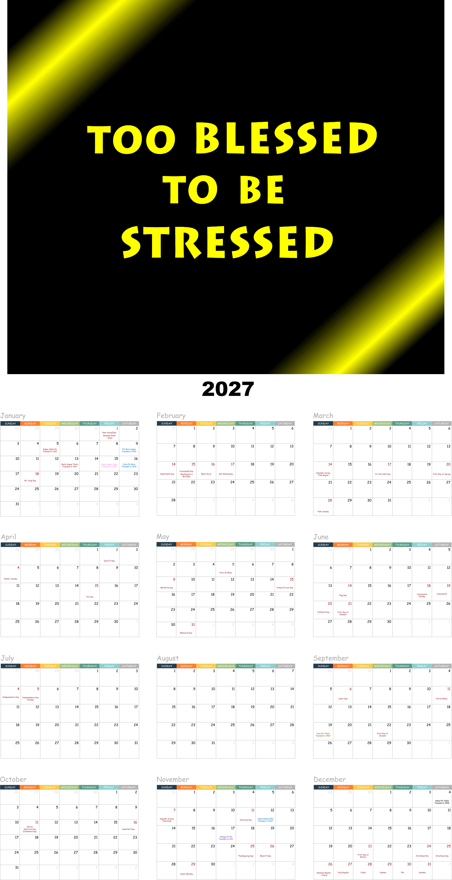 Too Blessed to be Stressed