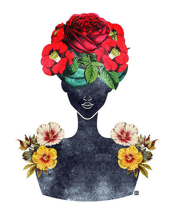 Flower Crown Silhouette III
