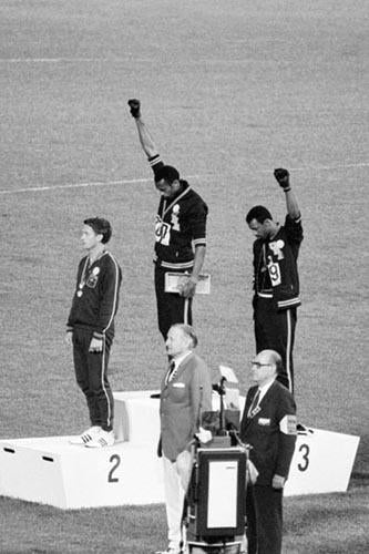 Black Power Olympic Medalists Mexico City 1968