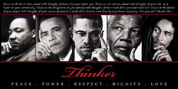 Thinker (Quintet): Peace Power Respect Dignity Love