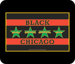Black Chicago Flag