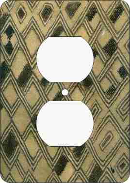 Kuba Cloth — African Print Light Switch & Outlet Covers