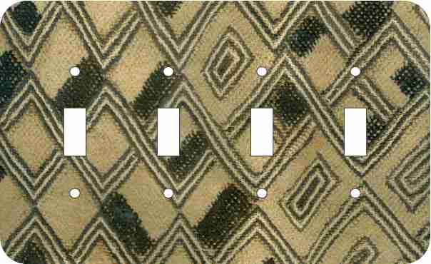Kuba Cloth — African Print Light Switch & Outlet Covers