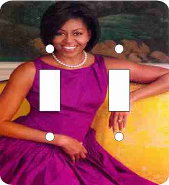 Michelle Obama, Purple Dress