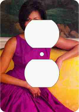 Michelle Obama, Purple Dress