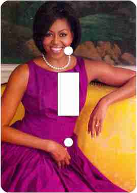 Michelle Obama, Purple Dress