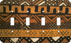 Mud Cloth III — African Print Light Switch & Outlet Covers