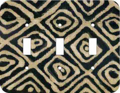 Mud Cloth Black — African Print Light Switch & Outlet Covers
