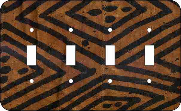 Mud Cloth Brown — African Print Light Switch & Outlet Covers