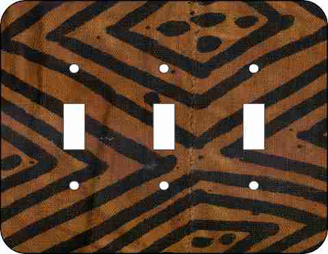 Mud Cloth Brown — African Print Light Switch & Outlet Covers