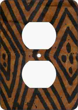 Mud Cloth Brown — African Print Light Switch & Outlet Covers