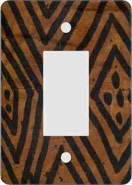 Mud Cloth Brown — African Print Light Switch & Outlet Covers