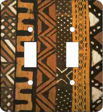 Mud Cloth III — African Print Light Switch & Outlet Covers