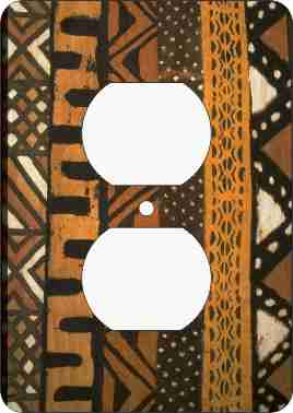 Mud Cloth III — African Print Light Switch & Outlet Covers