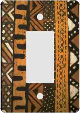 Mud Cloth III — African Print Light Switch & Outlet Covers