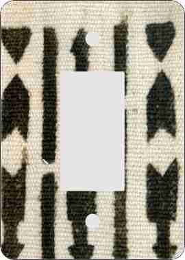Mud Cloth White — African Print Light Switch & Outlet Covers