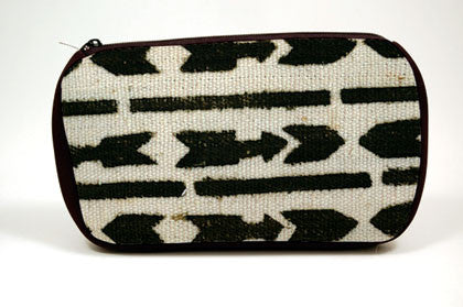 Mud Cloth White | Cosmetic & Toiletry Bags | DobsonProducts.com