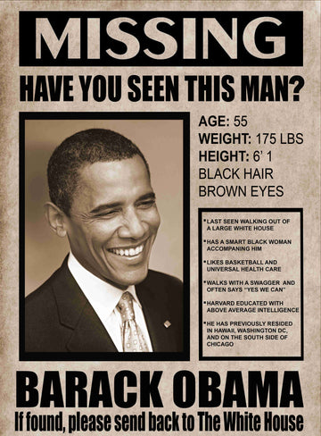 President Barack Obama, Missing In Action