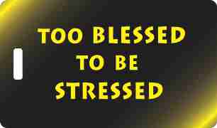 Too Blessed to be Stressed